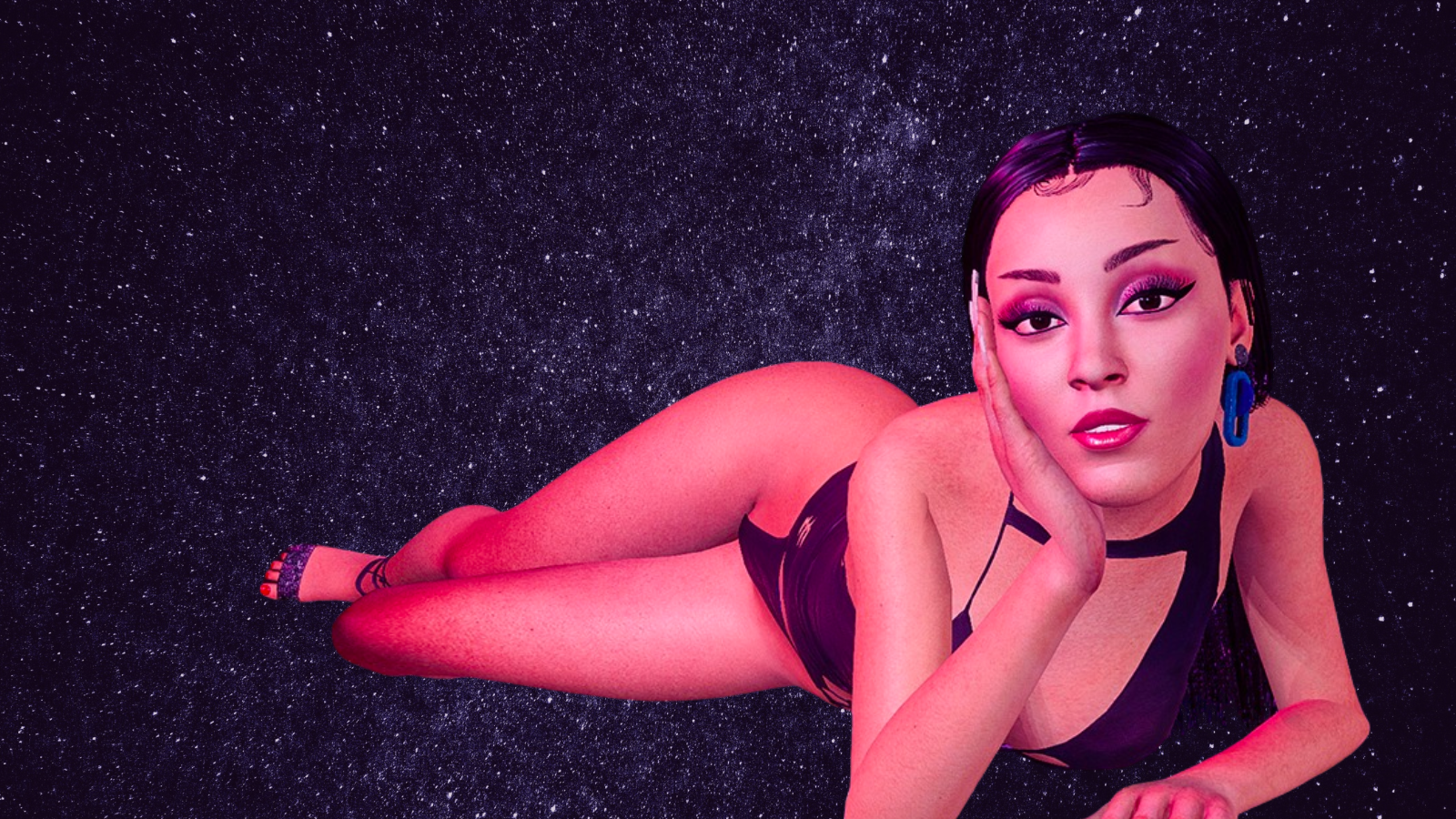 Doja Cat in Eek! Games' House Party, looking to crash the party